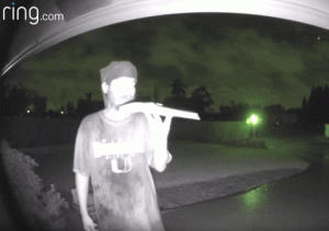 Florida Man Caught on Camera Licking Doorbells