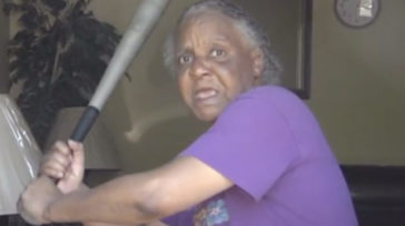 Florida Man Burglar Clobbered by 65-Year Old Florida Woman with Baseball Bat