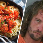 Drunk Shirtless Florida Man Shovels Spaghetti in His Mouth at Olive Garden