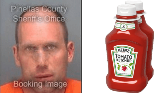 Florida Man Arrested for Assault with Ketchup June 5