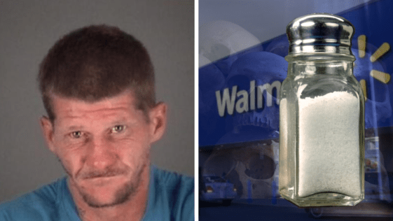Florida Man Pours Salt on Floor of Walmart to Get Rid of Evil Spirits Around Him June 3