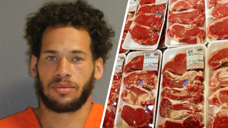 Shoplifting Florida Man Flees Store, Strips Naked as Steaks Fall out of His Pants