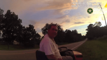 Drunk Florida Man Drives Lawnmower on Highway
