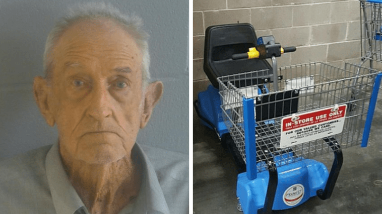 Florida Man on Motorized Scooter Exposes, Touches Self in Front of Walmart Shoppers