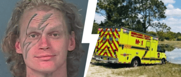 Florida Man Steals Ambulance From Hospital, Drives It Into Mud