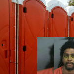 Florida man arrested for drugs after getting trapped in porta-potty