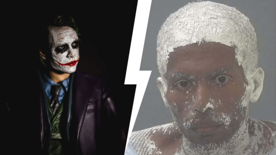 Florida Man covered in paint claims to be The Joker