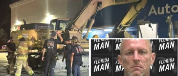 Florida man Jesse Smith, 47, causes $2M in damage after stealing excavator, crashing into local Walmart