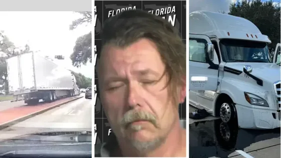 Florida Man Police Chase 18-Wheeler in Texas