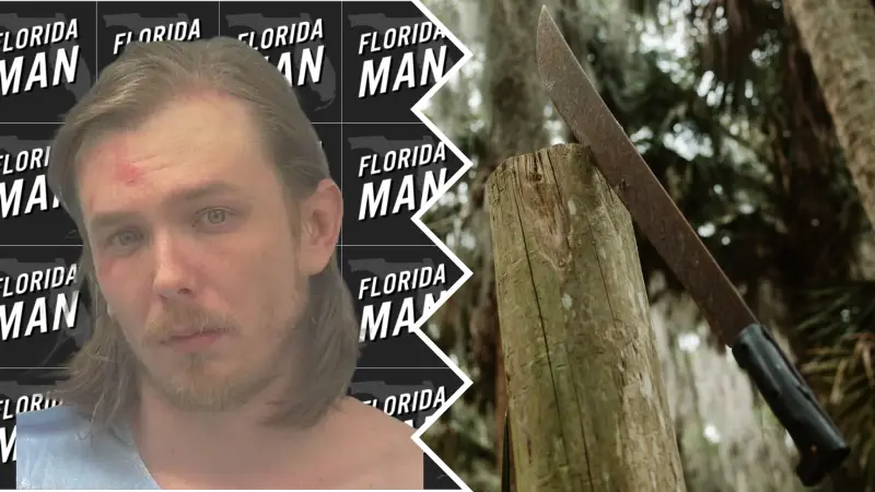 Florida Man Threatens to Kill With Kindness The Name of his Machete